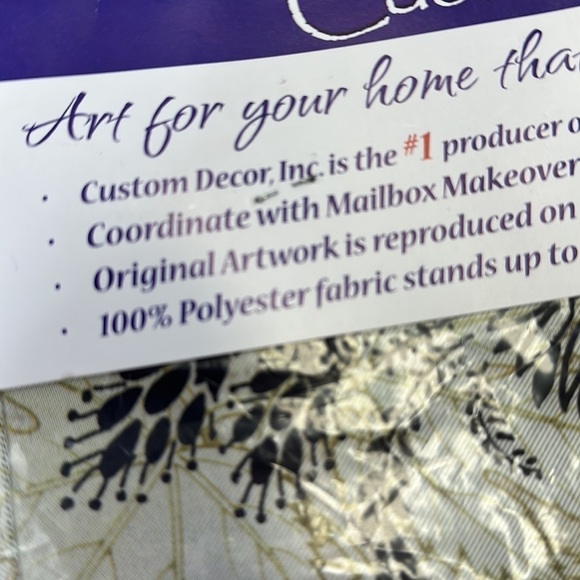 OUTDOOR FLORAL WELCOME FLAG 12x18 NIP - Picture 7 of 7